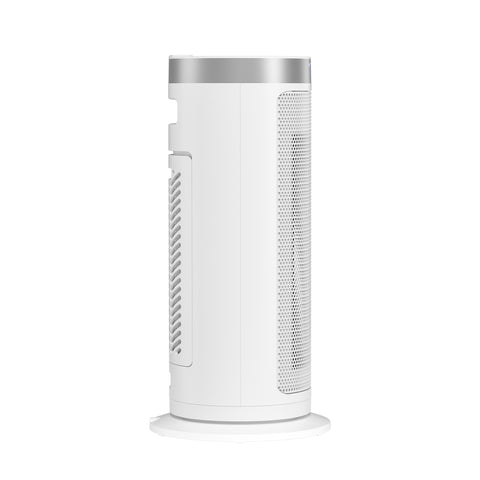 Airo Comfort 1500W 15-Inch Oscillating Ceramic Space Heater, White – side view