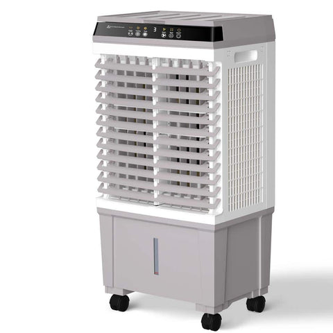 Nordic Hygge 1800 CFM 3-Speed Portable Evaporative Air Cooler Fan Humidifier, White